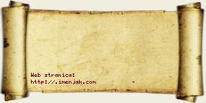 Omilj Šljivovac vizit kartica